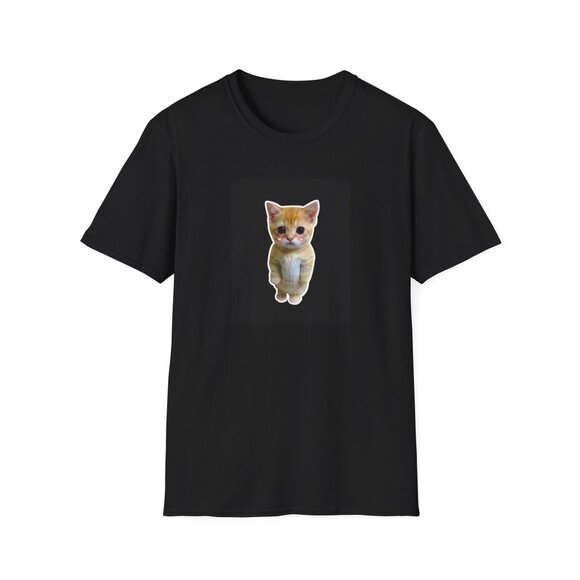Cute Cat Meme T-Shirt - Picture 1 of 2